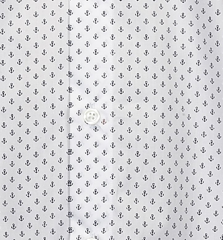 camisa anclas detalle